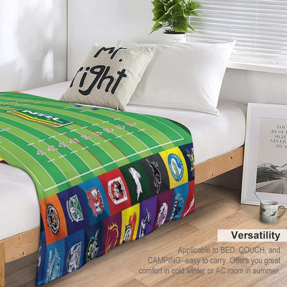Nrl Teams Oval Throw Blanket