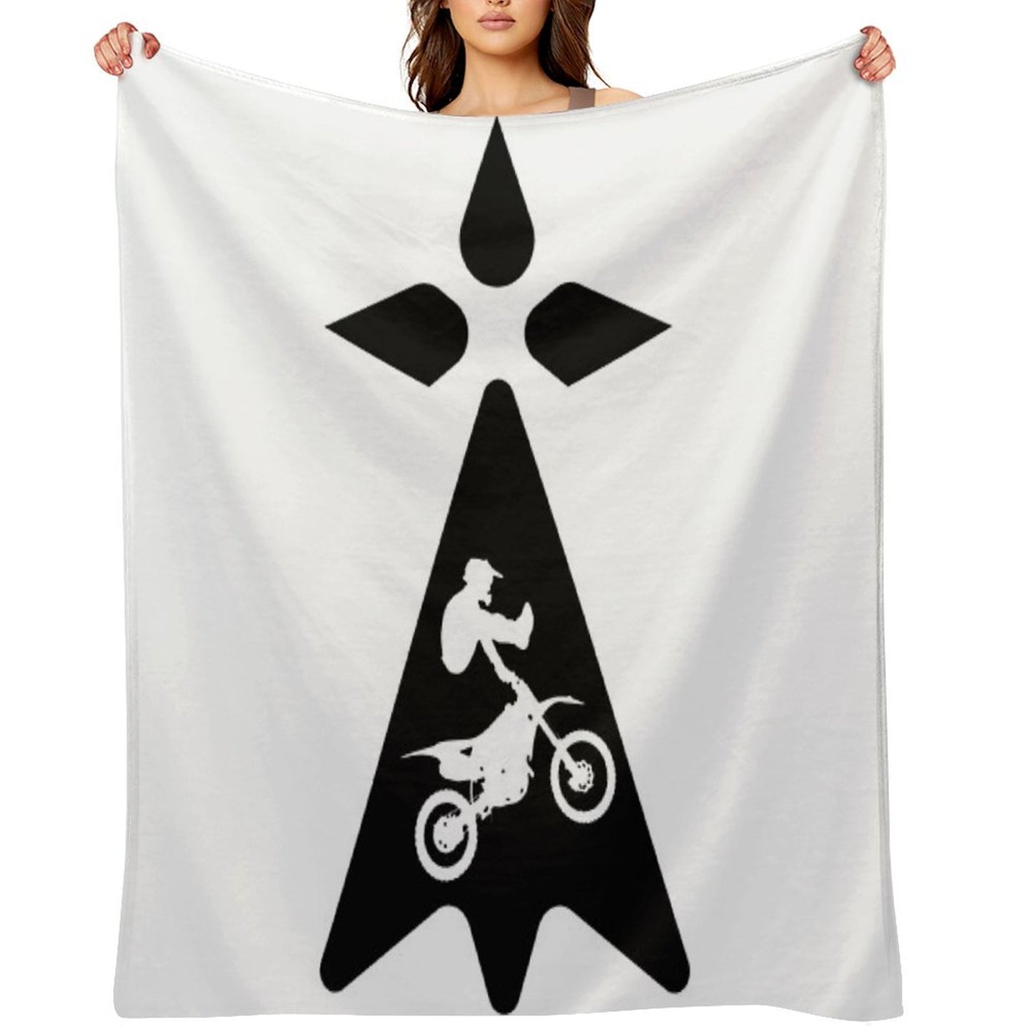 Biker Breizh Throw Blanket