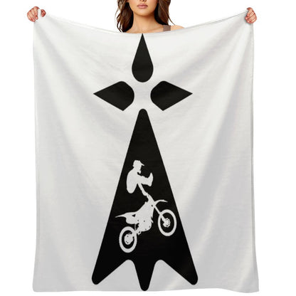 Biker Breizh Throw Blanket