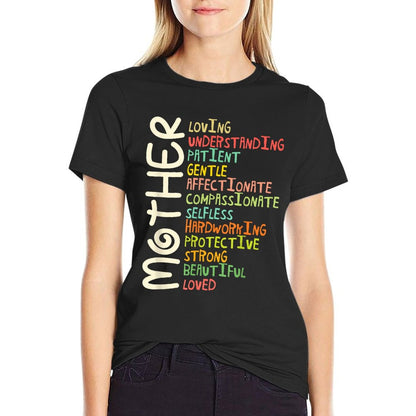 MOTHER Meaning Shirt I Love Mom Mothers Day T-Shirt