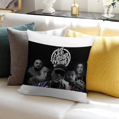 187-Strassenbande Soft Short Plush Fabric Throw Pillow