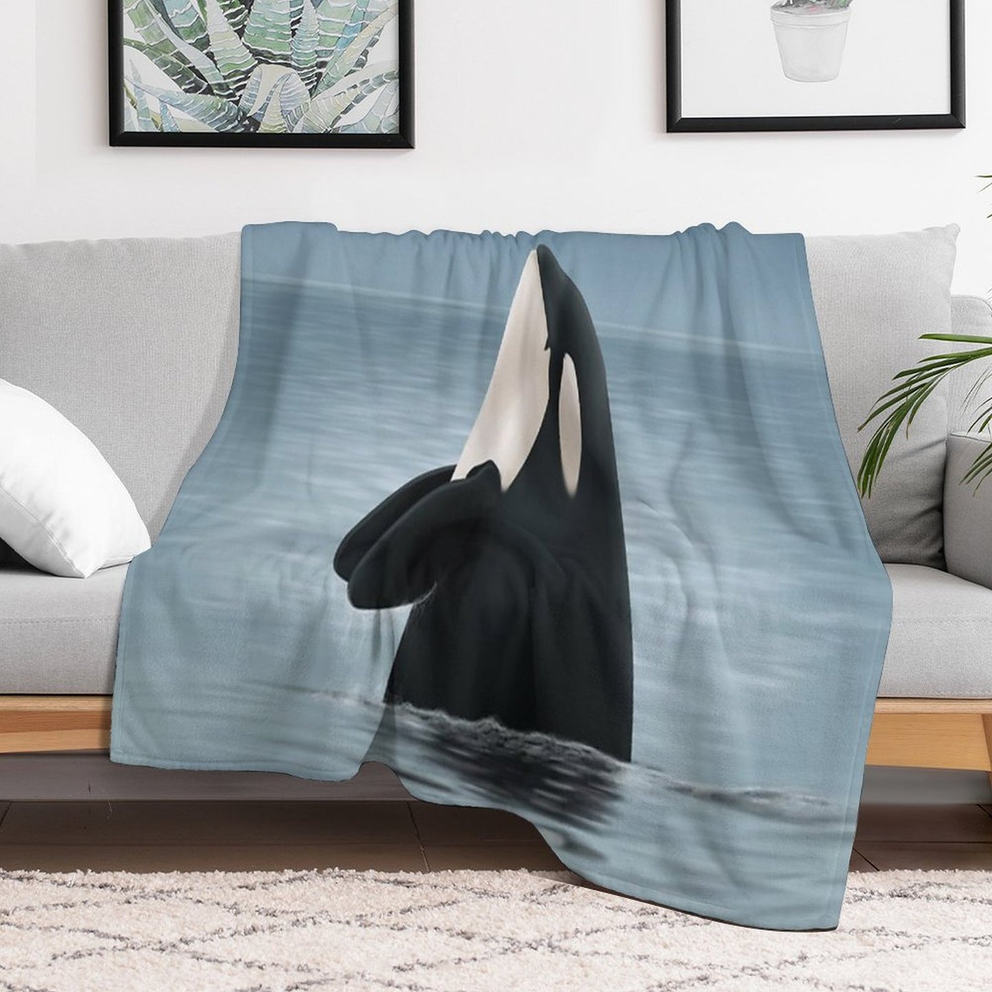 Spyhop Throw Blanket