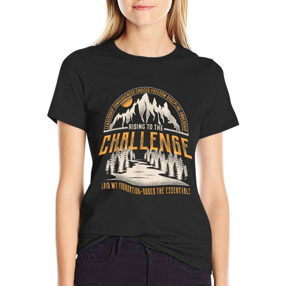 Vintage Rising to The Challenge Classical Conversations Mom T-Shirt