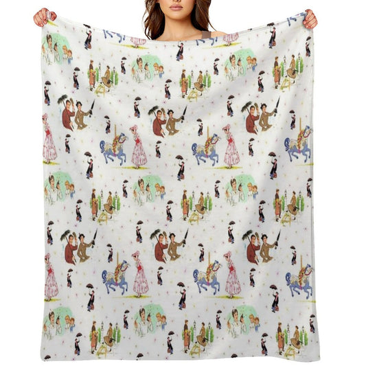 Mary Poppins IX Throw Blanket