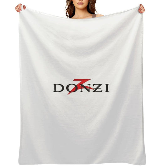 Donzi Marine Boats Powerboats Logo Throw Blanket