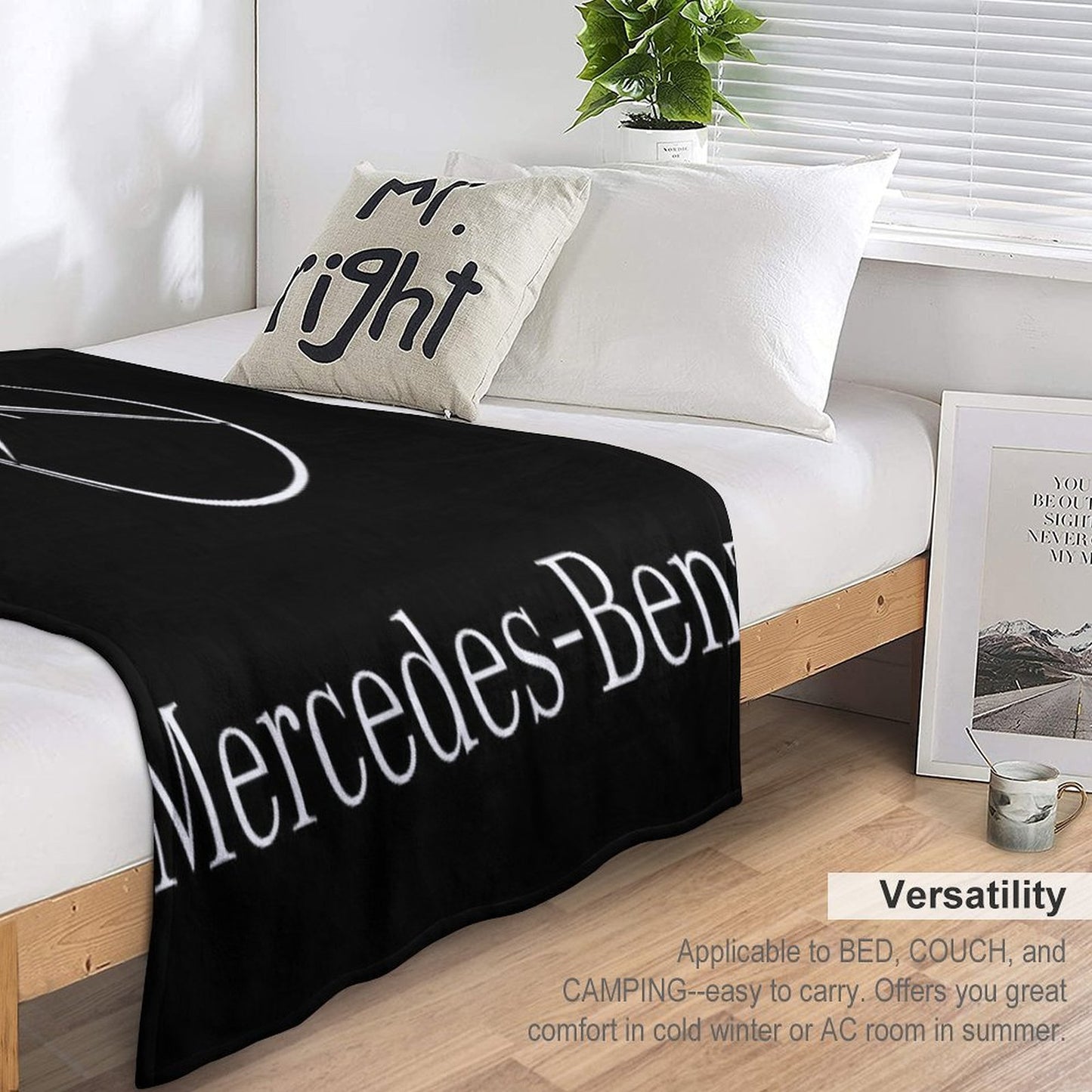 Benz Luxury Vehicles Throw Blanket