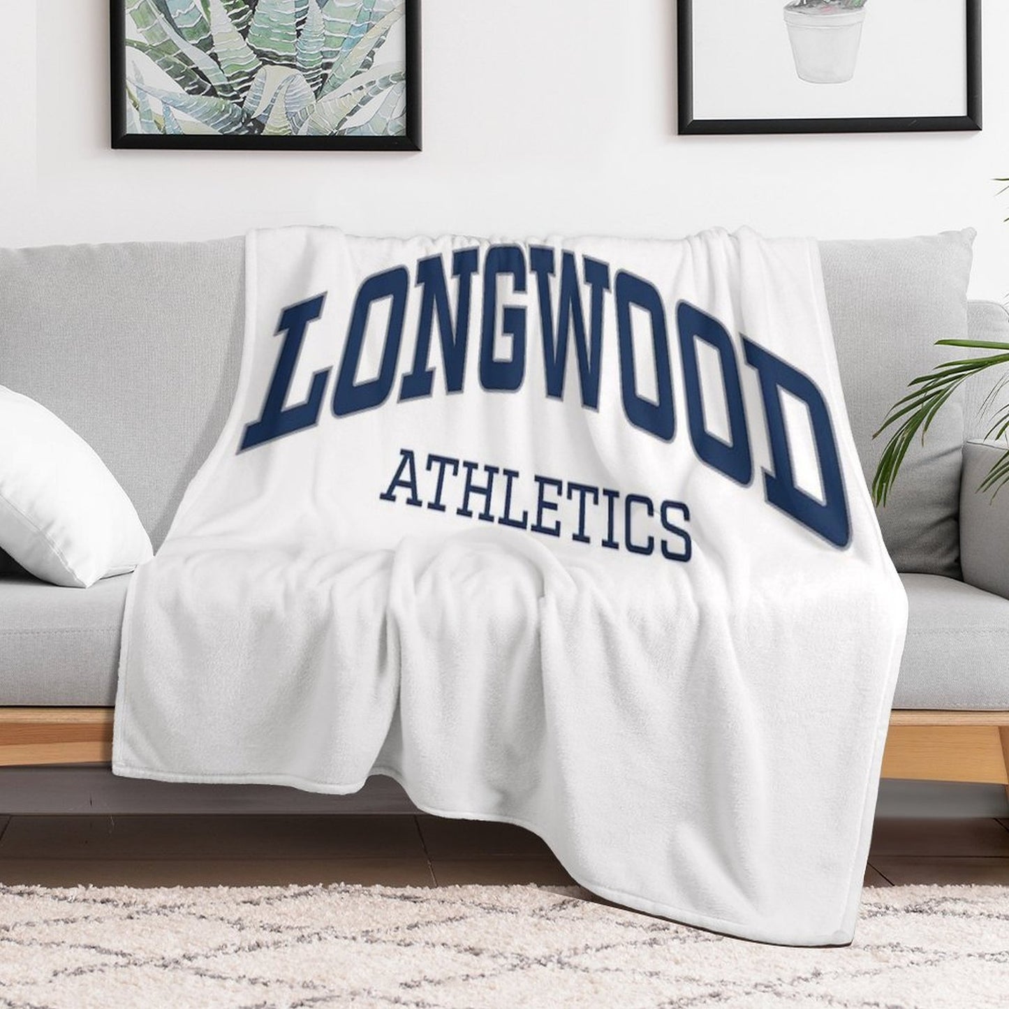 Longwood Athletics Throw Blanket