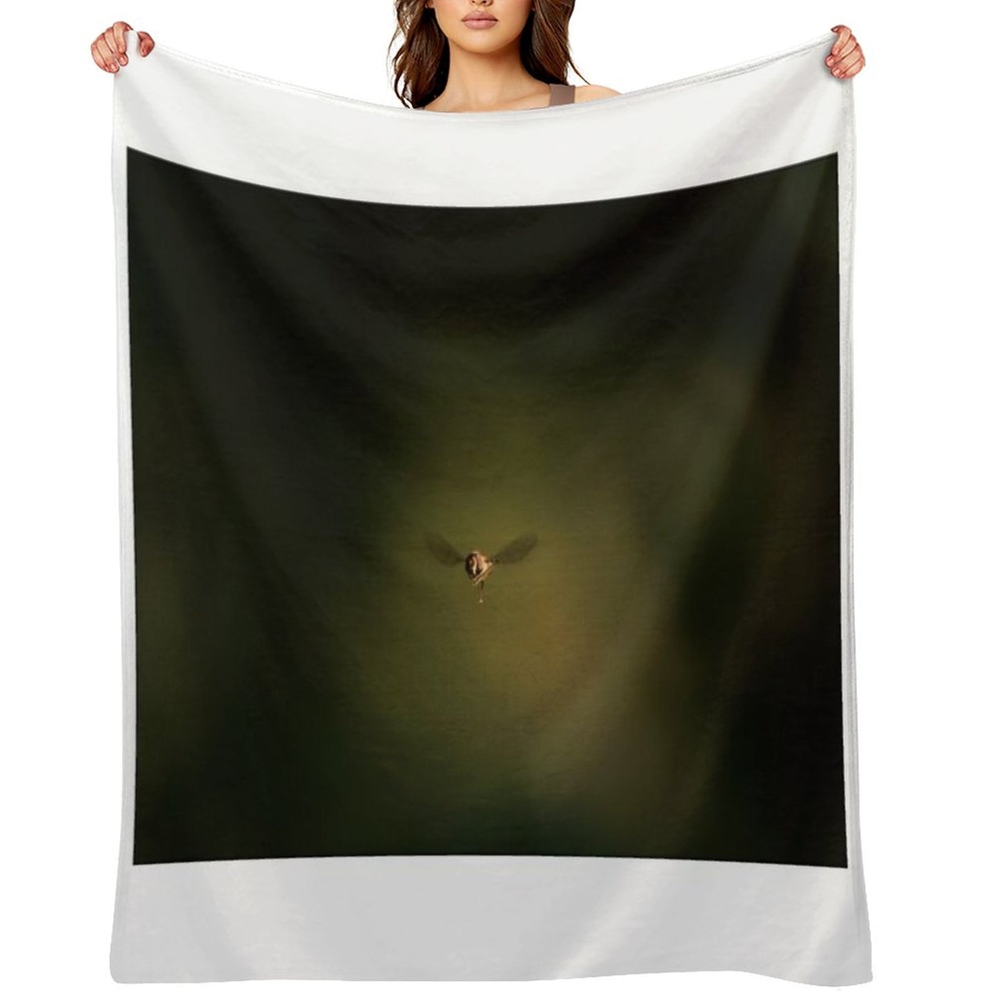 Hover in The Void Throw Blanket