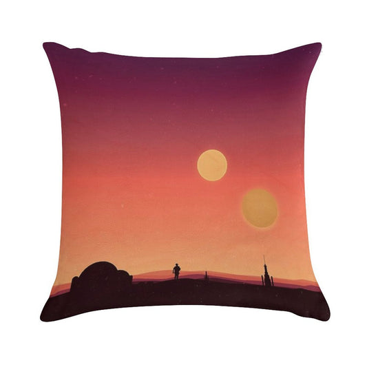 Tatooine Soft Home Decor Throw Pillow