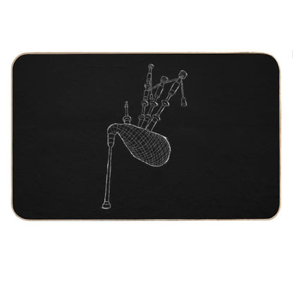 Bagpipes Scotland Musician Woodwind Gifts Bath Mat