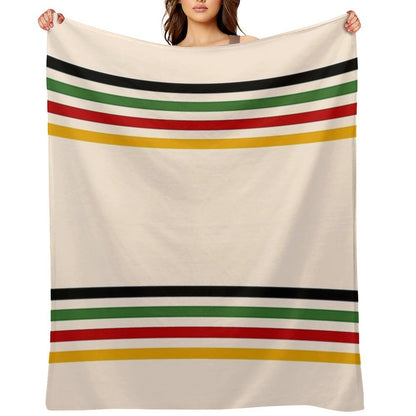 Trading Colors Throw Blanket
