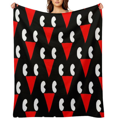 Lil Darkie Merch Lil Darkie Face Logo Gift Halloween Day, Thanksgiving, Christmas Day Throw Blanket