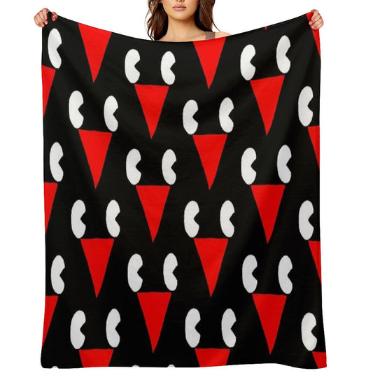 Lil Darkie Merch Lil Darkie Face Logo Gift Halloween Day, Thanksgiving, Christmas Day Throw Blanket