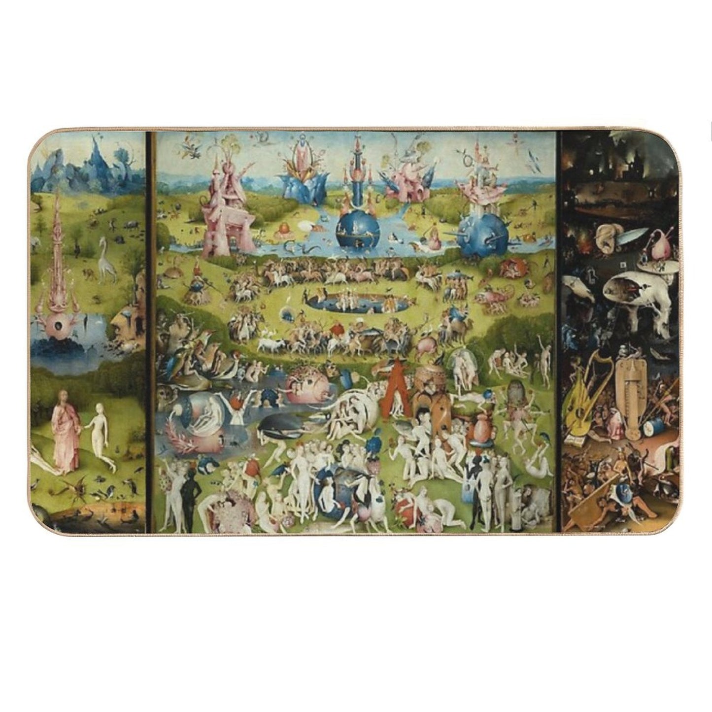 The Garden of Earthly Delights Bath Mat