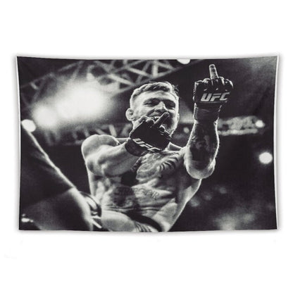 Conor McGregor Middle Finger - Notorious Tapestry