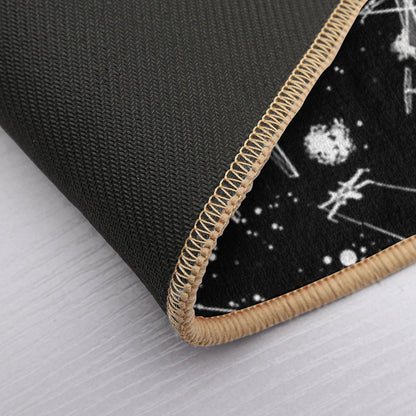 Space Ship Battle Bath Mat
