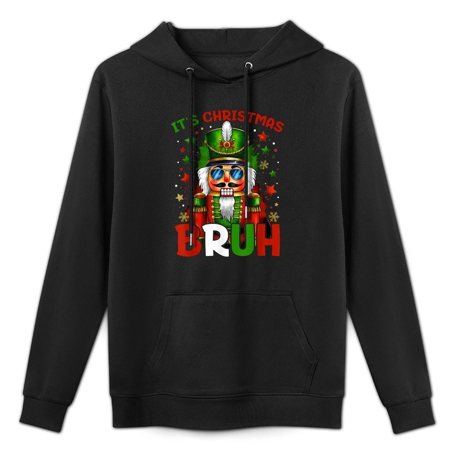 Its Christmas Bruh Nutcracker Boys Kids Xmas Christmas Men Versatile Streetwear Hoodie
