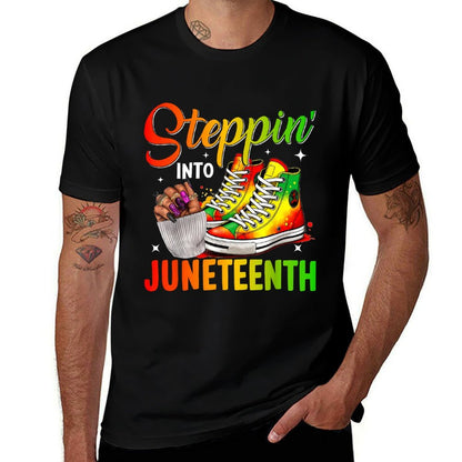 Juneteenths Women Stepping Into Juneteenth Black Girls  Classic T-Shirt