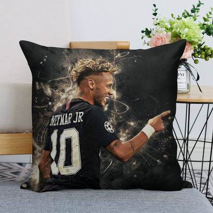 Neymar  #111 Linen Throw Pillow Cover