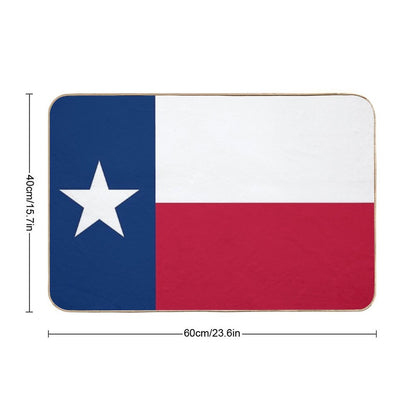 Flag of Texas State United States of America Bath Mat