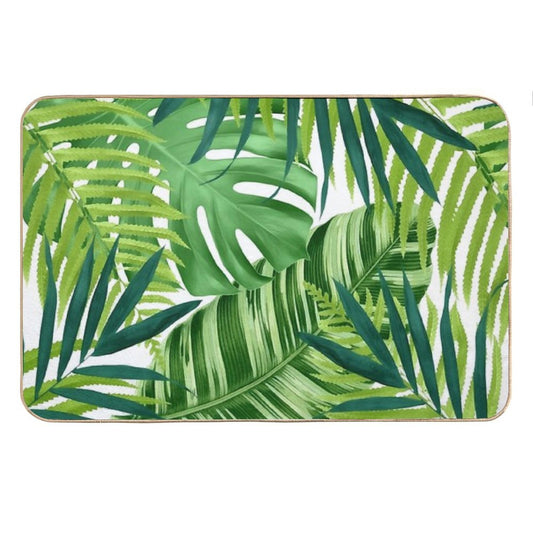Tropical Leaves III Bath Mat