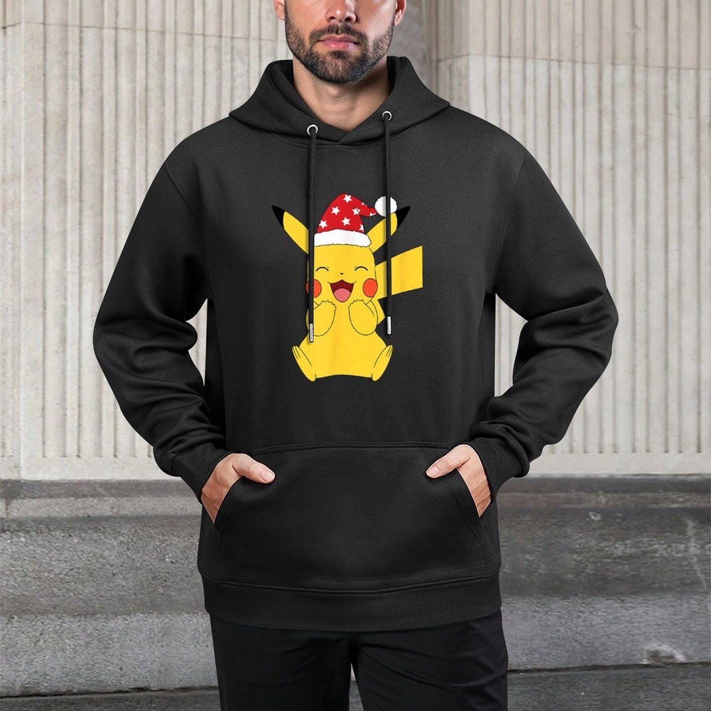 Pokémon - Christmas Pikachu Kangaroo Pocket Hoodie