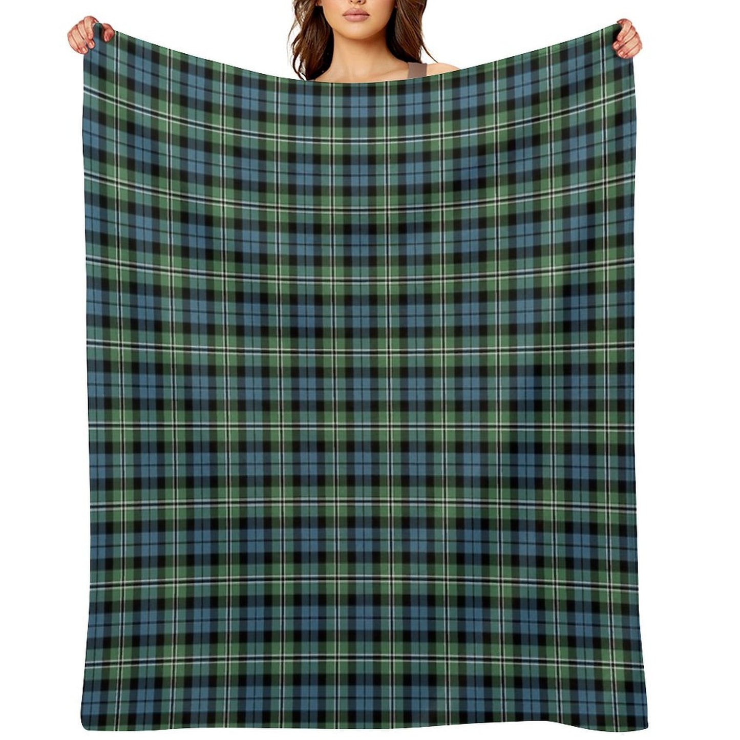 Clan Melville Tartan Throw Blanket