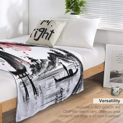 Japan Dream Throw Blanket
