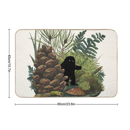 Tiny Sasquatch Bath Mat