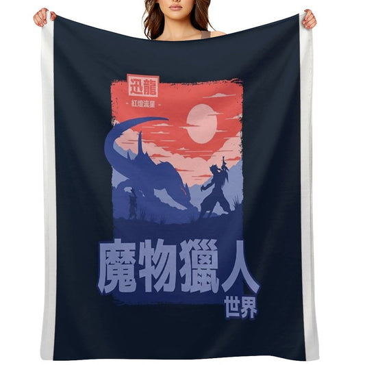 MHW Nargacuga Throw Blanket