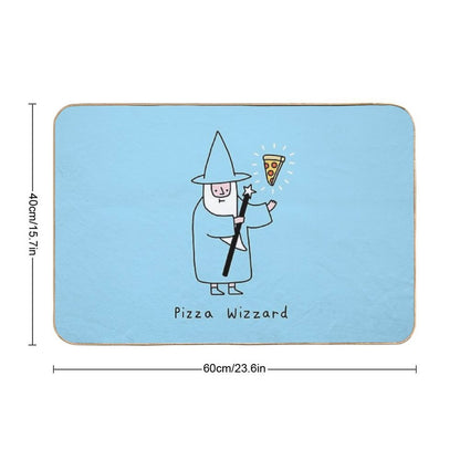 Pizza Wizzard  Rapid-Drying Bath Mat
