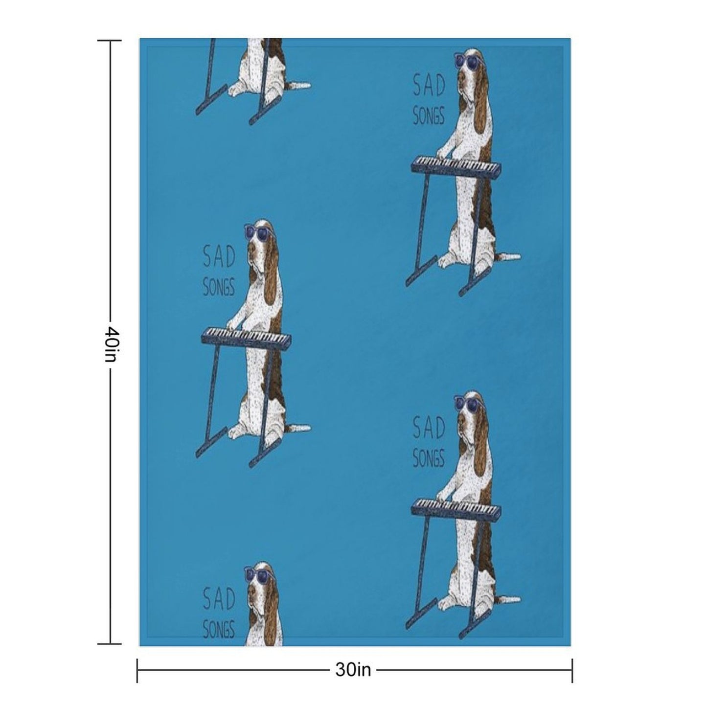 Sad Songs Throw Blanket