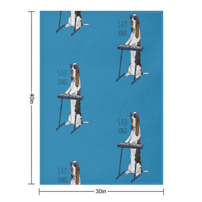 Sad Songs Throw Blanket