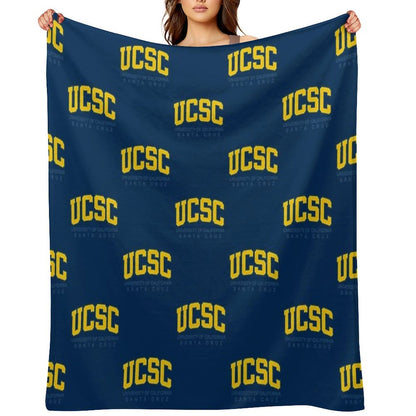 Uc Santa Cruz  Ucsc Throw Blanket