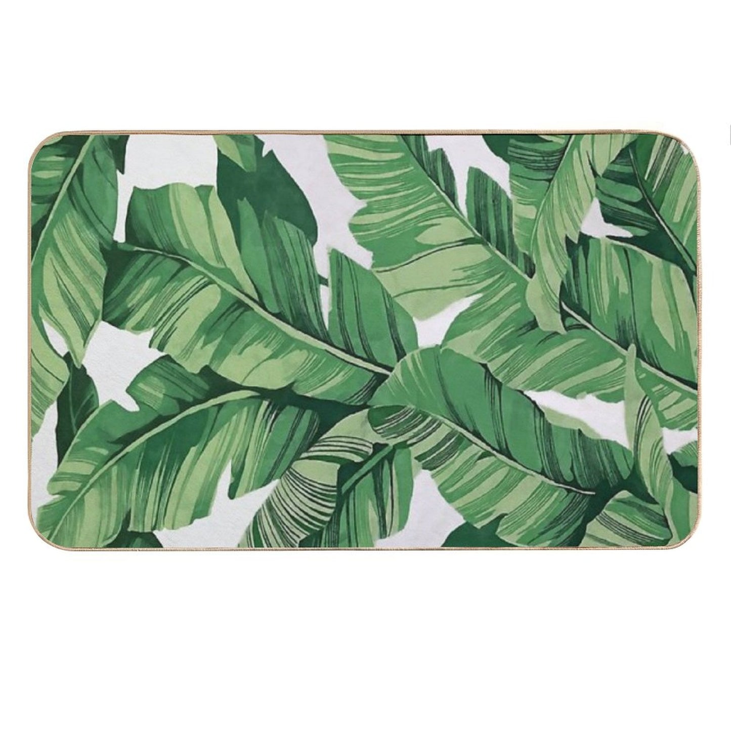 Tropical Banana Leaves VI Bath Mat