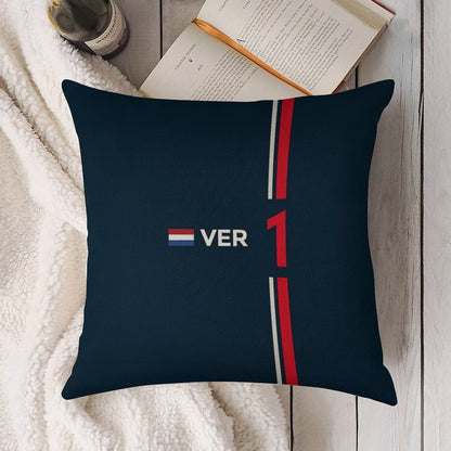 F1 2022 - #1 Verstappen Linen Throw Pillow Cover