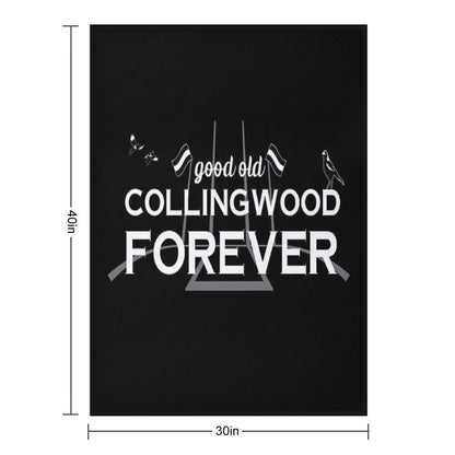 Good Old Collingwood Forever - Collingwood Theme Song Throw Blanket