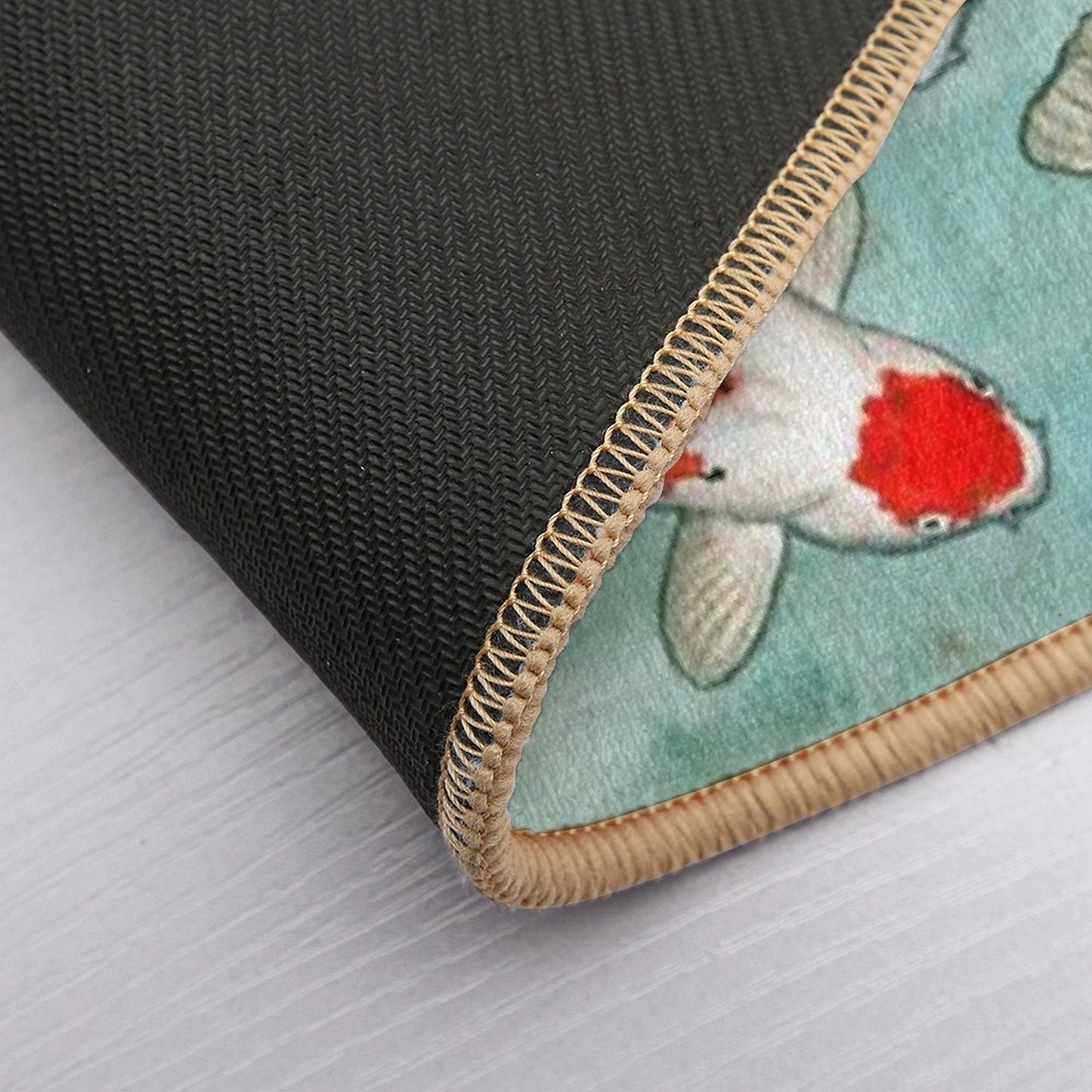 Le Ballet Des Carpes Koi Bath Mat