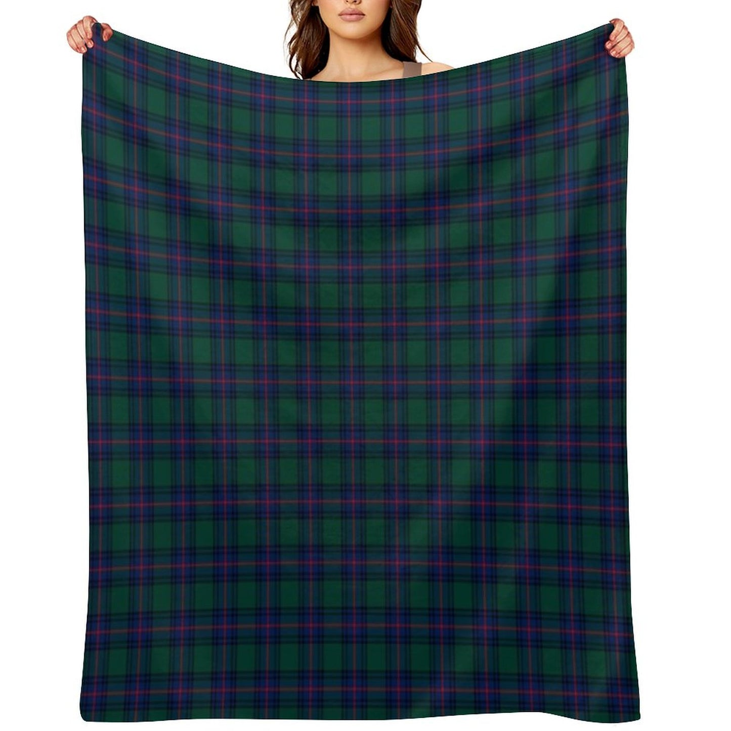 Clan Shaw Tartan Throw Blanket