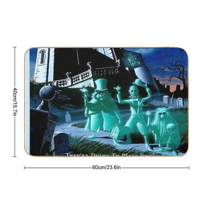 HAUNTED MANSION  Vintage Ghosts Advertising Print Bath Mat