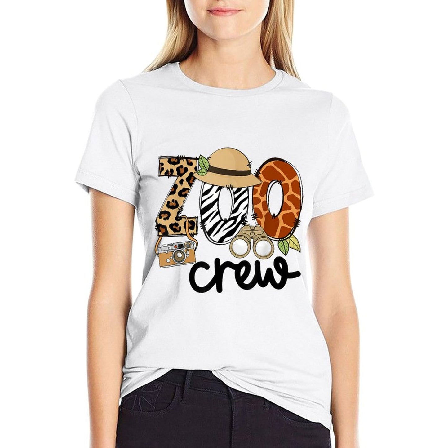 Zoo Crew Leonard Safari Animal Kingdom Zoo Keeper Kids  Wrinkle-resistant T-Shirt