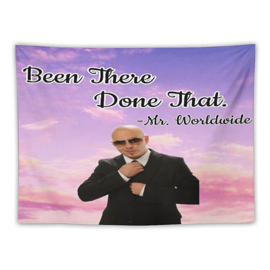Mr Worldwide Tapestry for Maddie Tapestry
