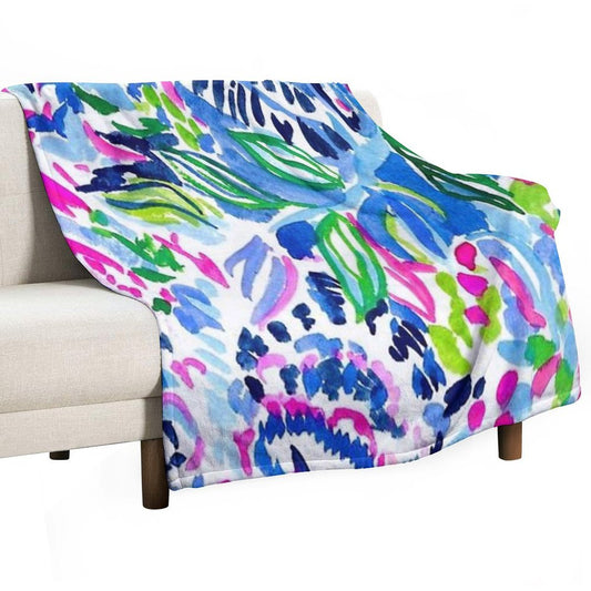 Dont Be Blue Throw Blanket