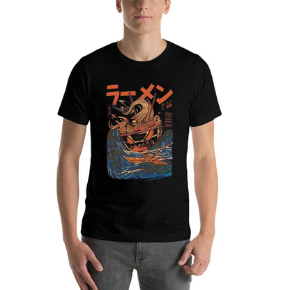 The Great Ramen Off Kanagawa  Trendy Pattern T-Shirt