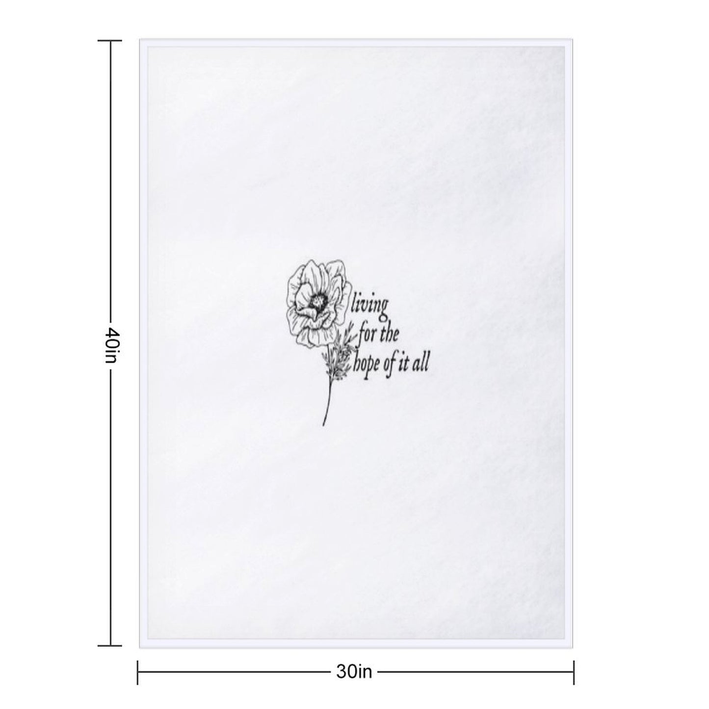 Taylor Swift - August Lyrics Throw Blanket