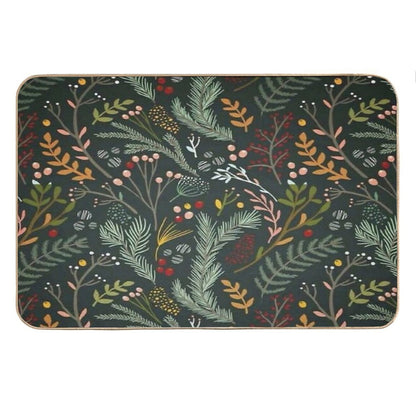 Yuletide Pattern Bath Mat