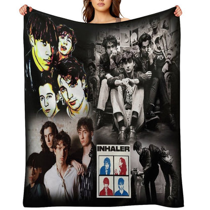 Inhaler Band Dublin Throw Blanket