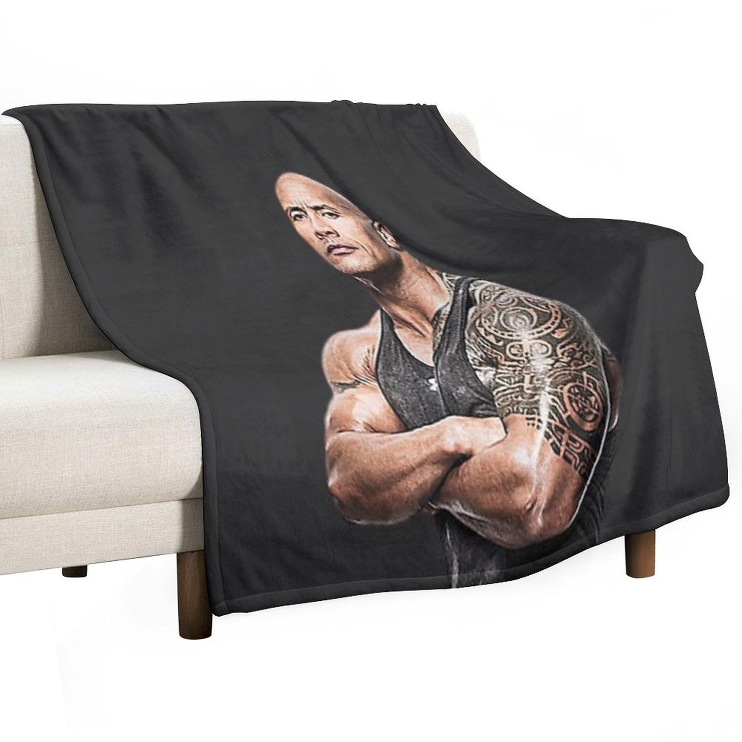 CAN YOU SMELL WHAT THE ROCK IS COOKING Throw Blanket