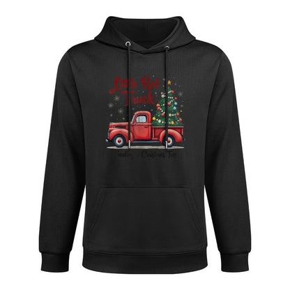 Little Red Truck Hauling A Christmas Tree Family Matching Casual Wear Hoodie