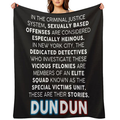 SVU Opening Speech Throw Blanket